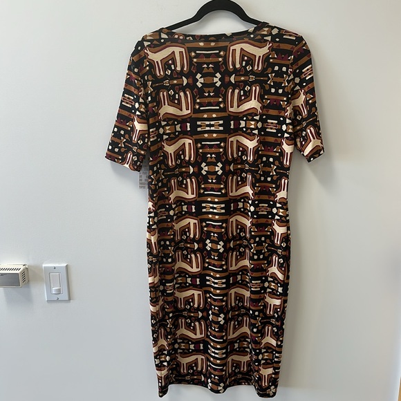 LuLaRoe Julia • Animal Print Dress • Sz L • NWT! - Picture 5 of 10